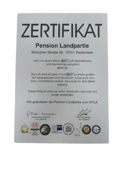 Landpartie Lejlighed Bestensee Eksteriør billede